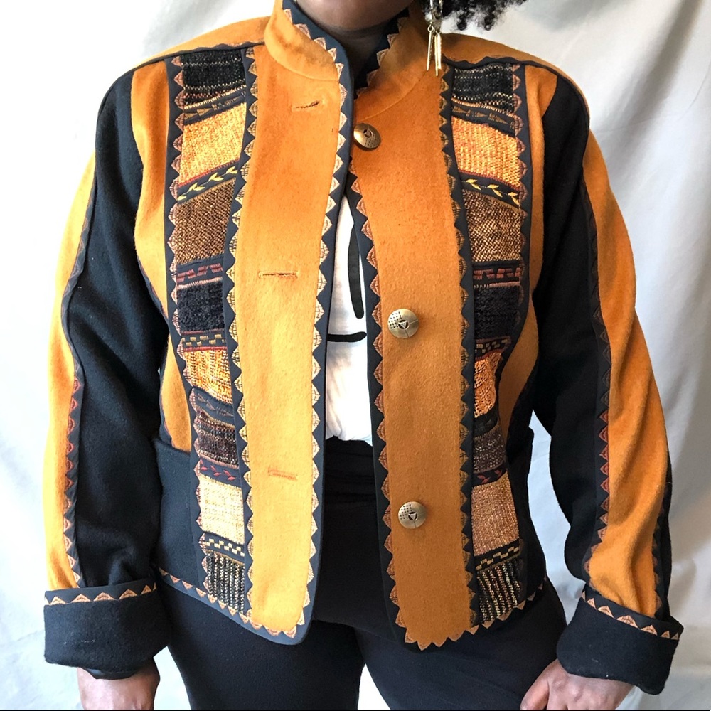 Sarmite Wearable Art Wool Jacket